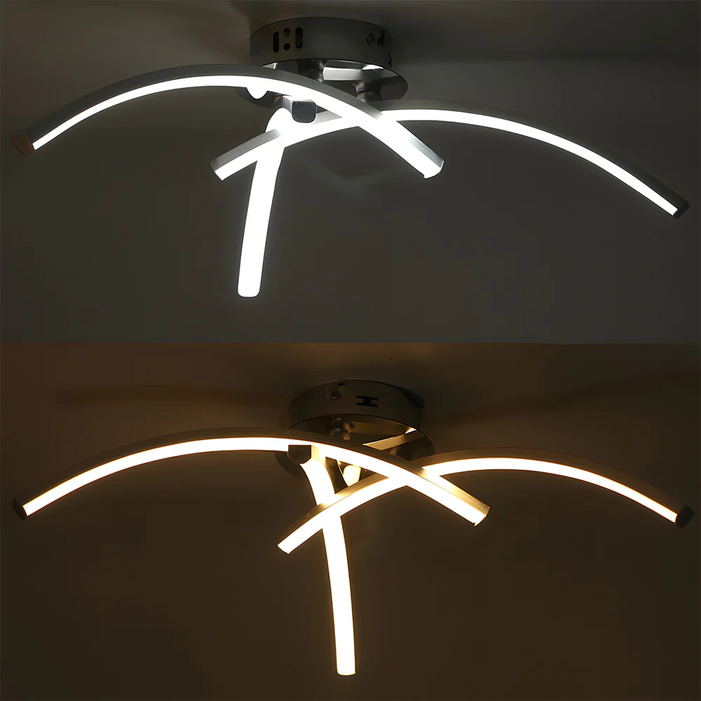 Modern Minimalist Simple Linear LED Ceiling Light - Image 7