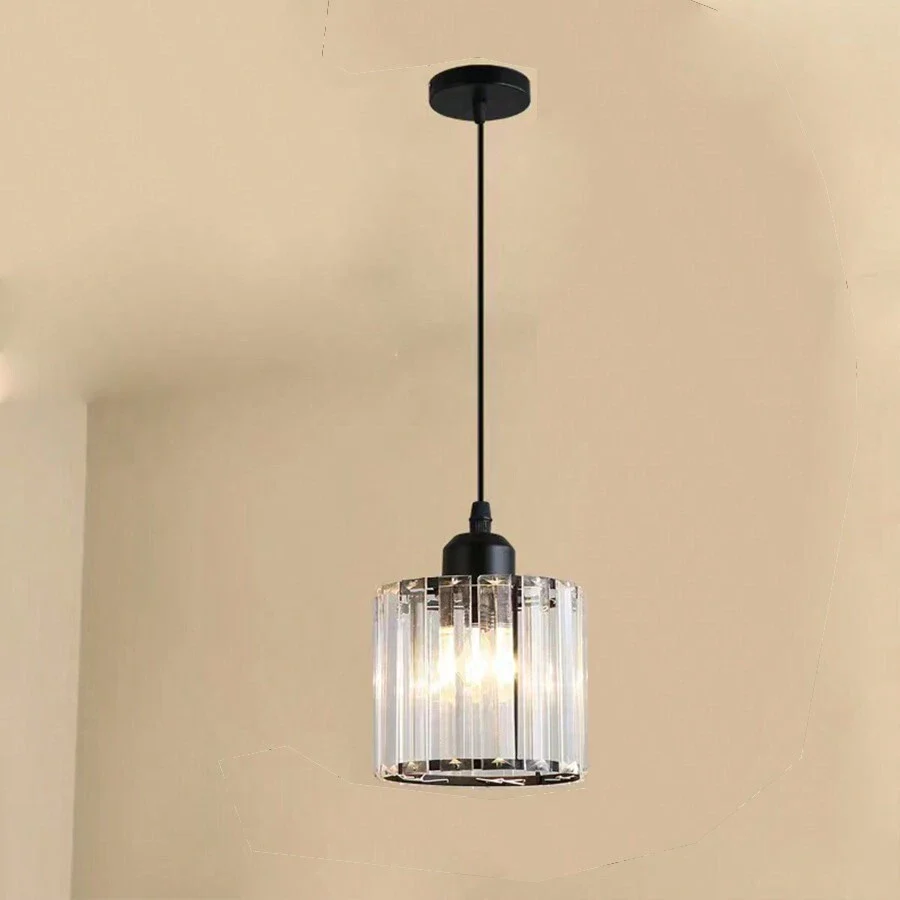 Modern Multi-Head Glass Kitchen Black Pendant Light - Image 23