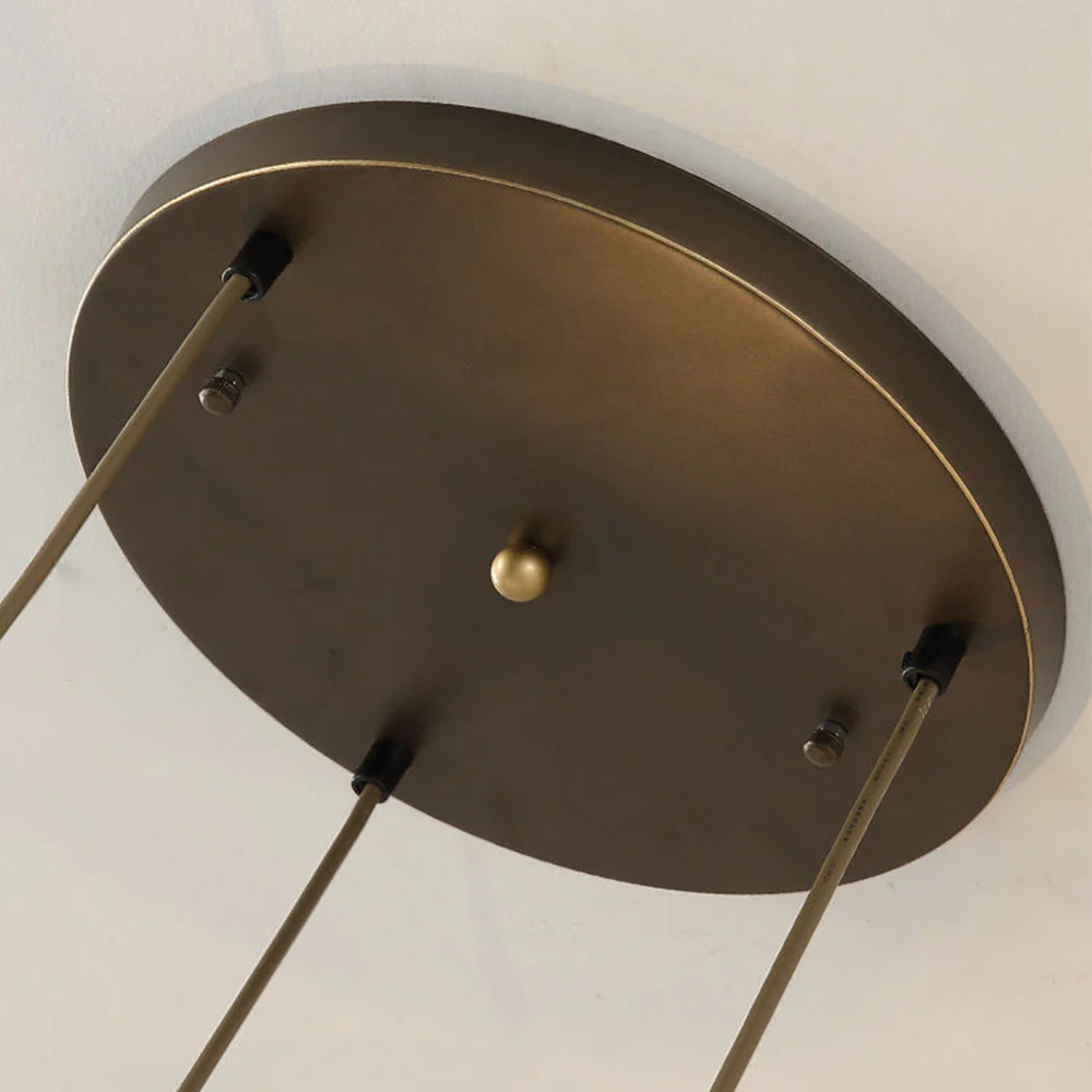 Modern Multi-Head Glass Kitchen Black Pendant Light - Image 38