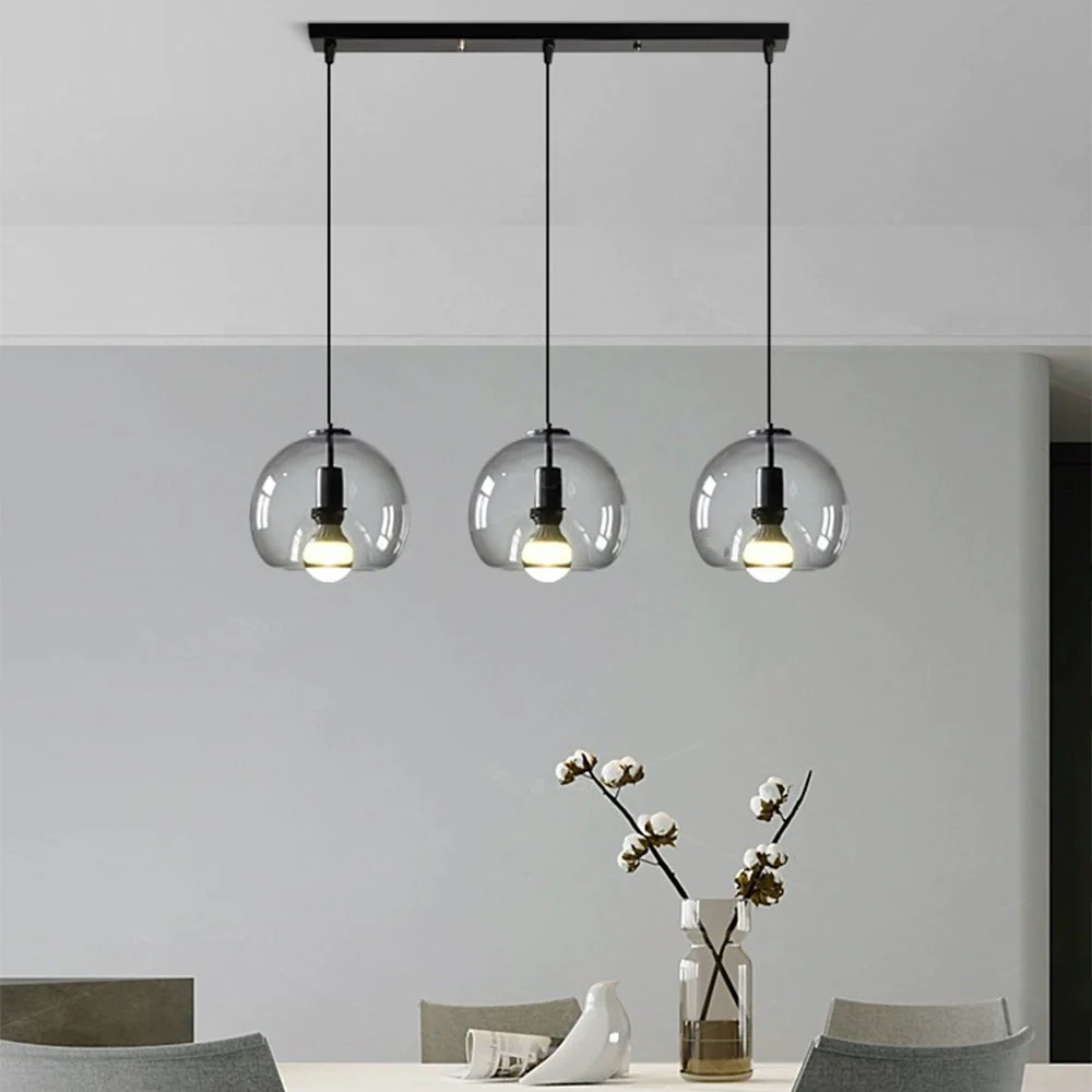 Modern Multi-Head Glass Kitchen Pendant Lighting - Image 15
