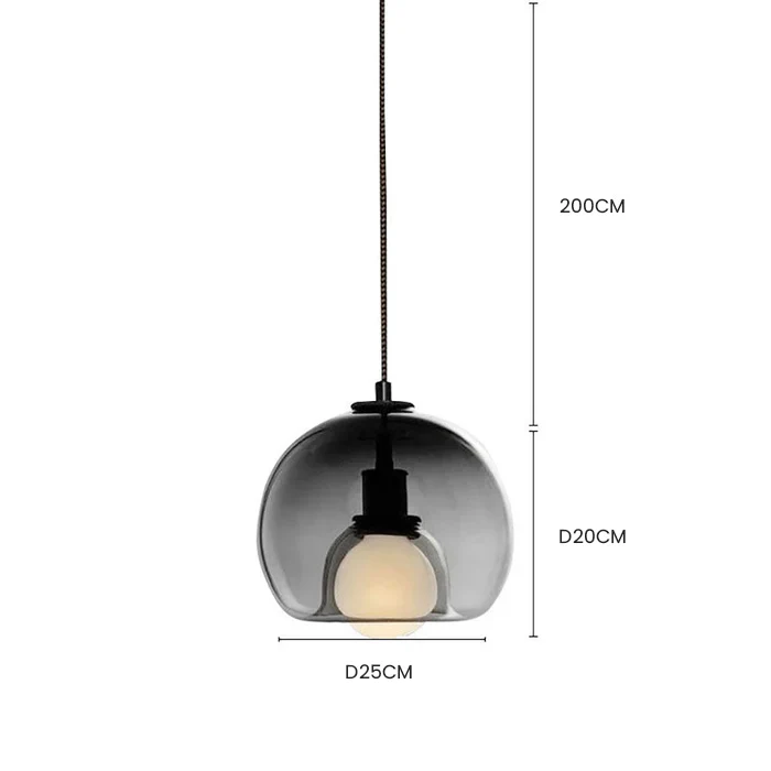 Modern Multi-Head Glass Kitchen Pendant Lighting - Image 7