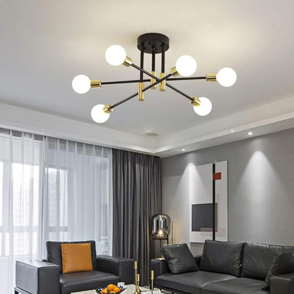 Modern Nordic Black Ceiling Lights - Image 14