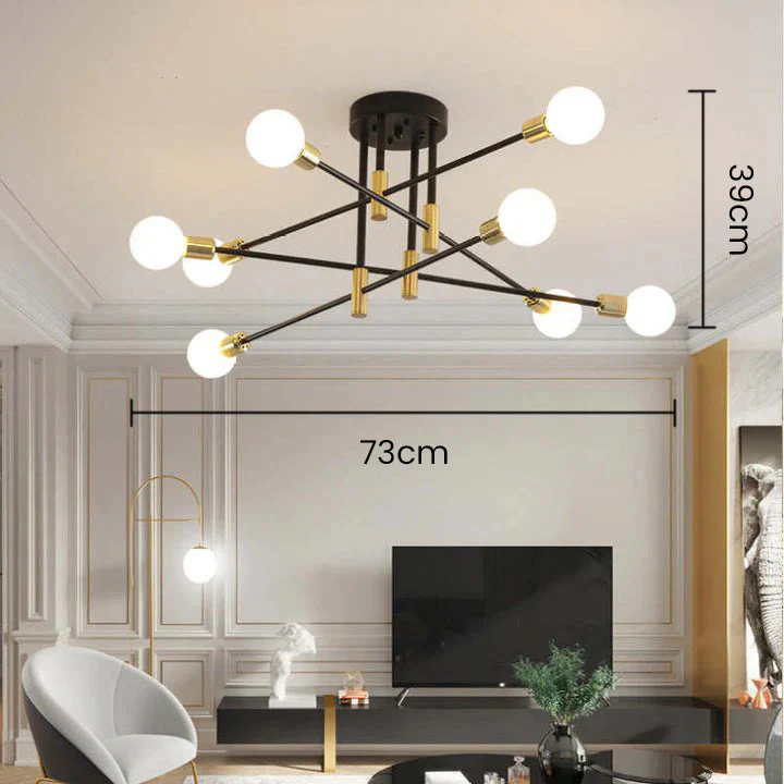 Modern Nordic Black Ceiling Lights - Image 17