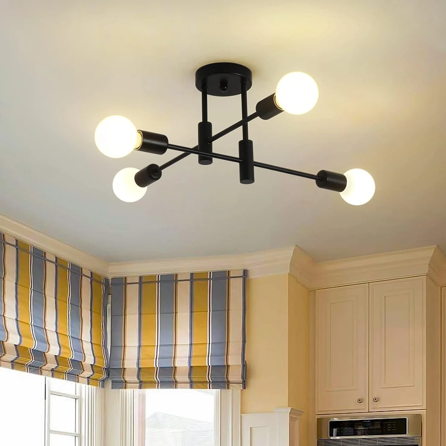 Modern Nordic Black Ceiling Lights - Image 19