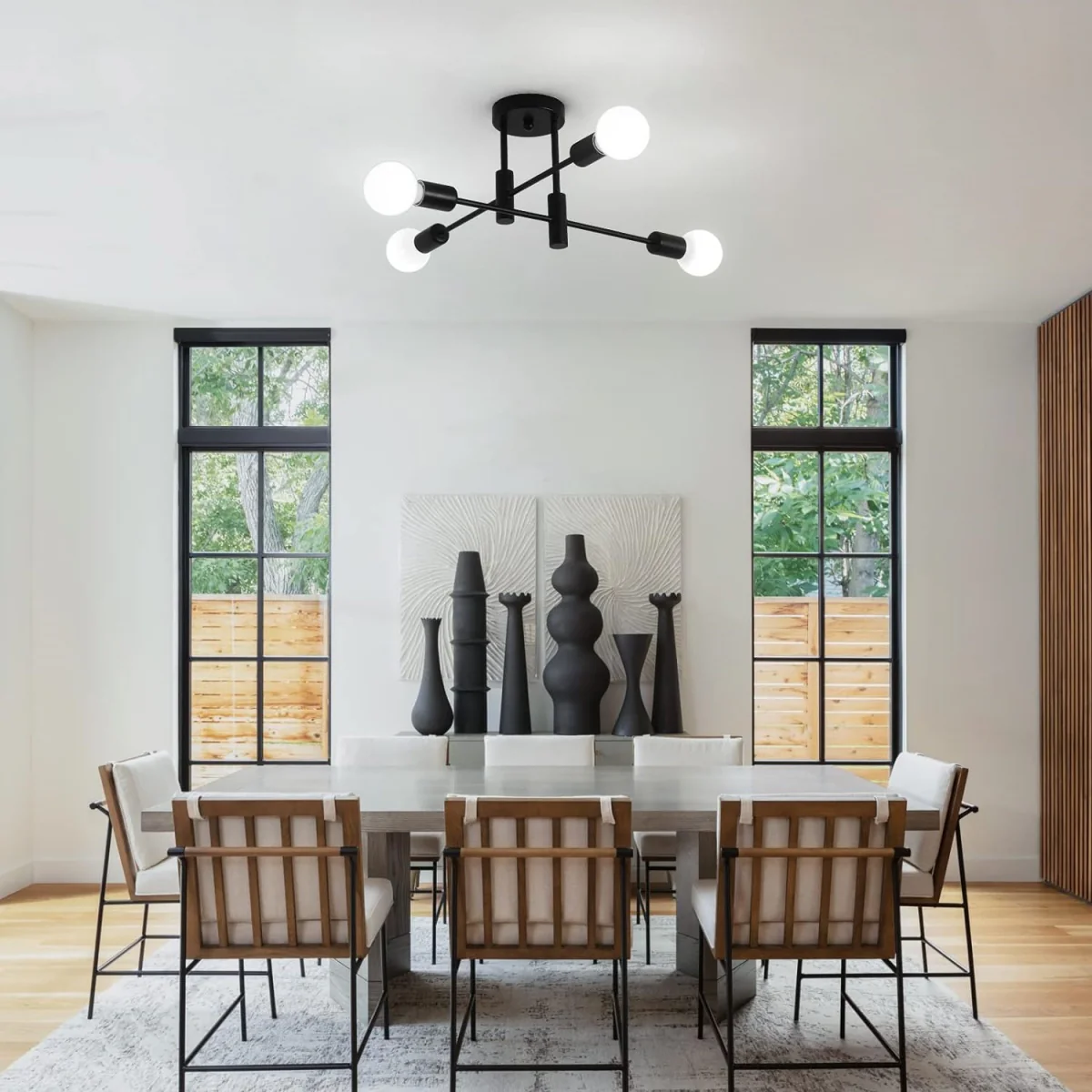 Modern Nordic Black Ceiling Lights - Image 20