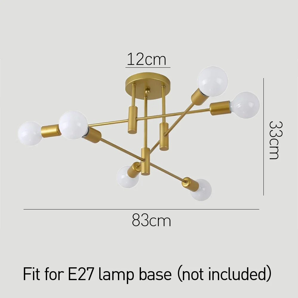 Modern Nordic Black Ceiling Lights - Image 36