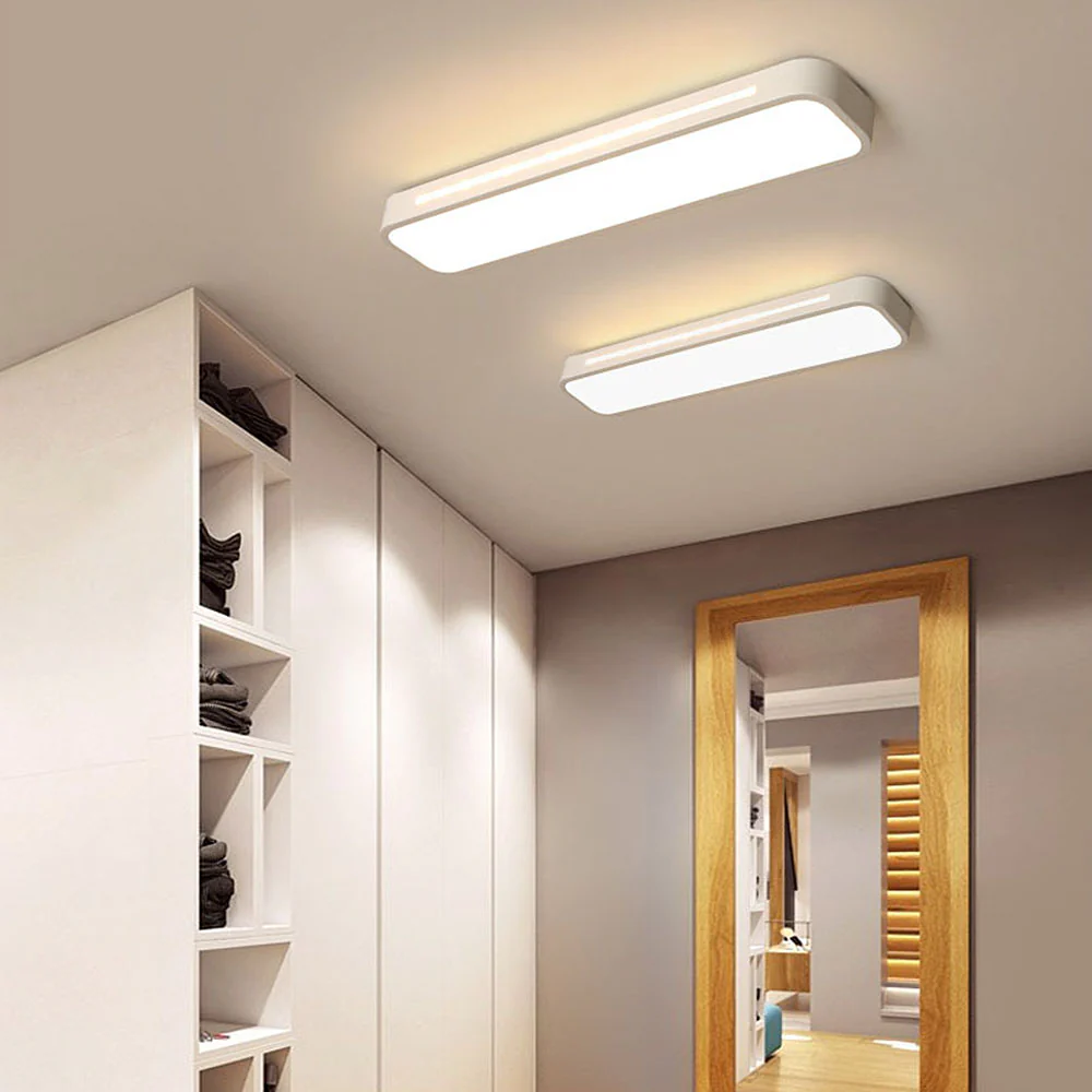 Modern Nordic Minimalist Long LED Ceiling Lighting - Image 23