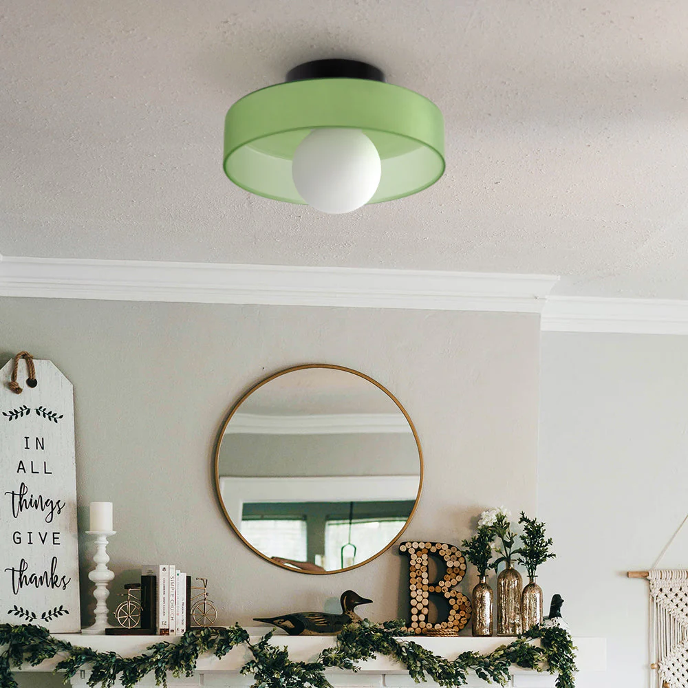 Modern Round Flush Mount Ceiling Light - Image 21