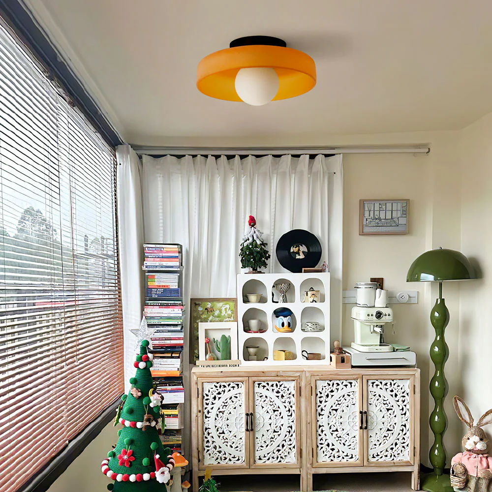 Modern Round Flush Mount Ceiling Light - Image 3