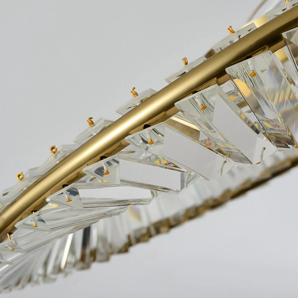 Modern Round LED Crystal Ceiling Lamp For Living Room - Image 18