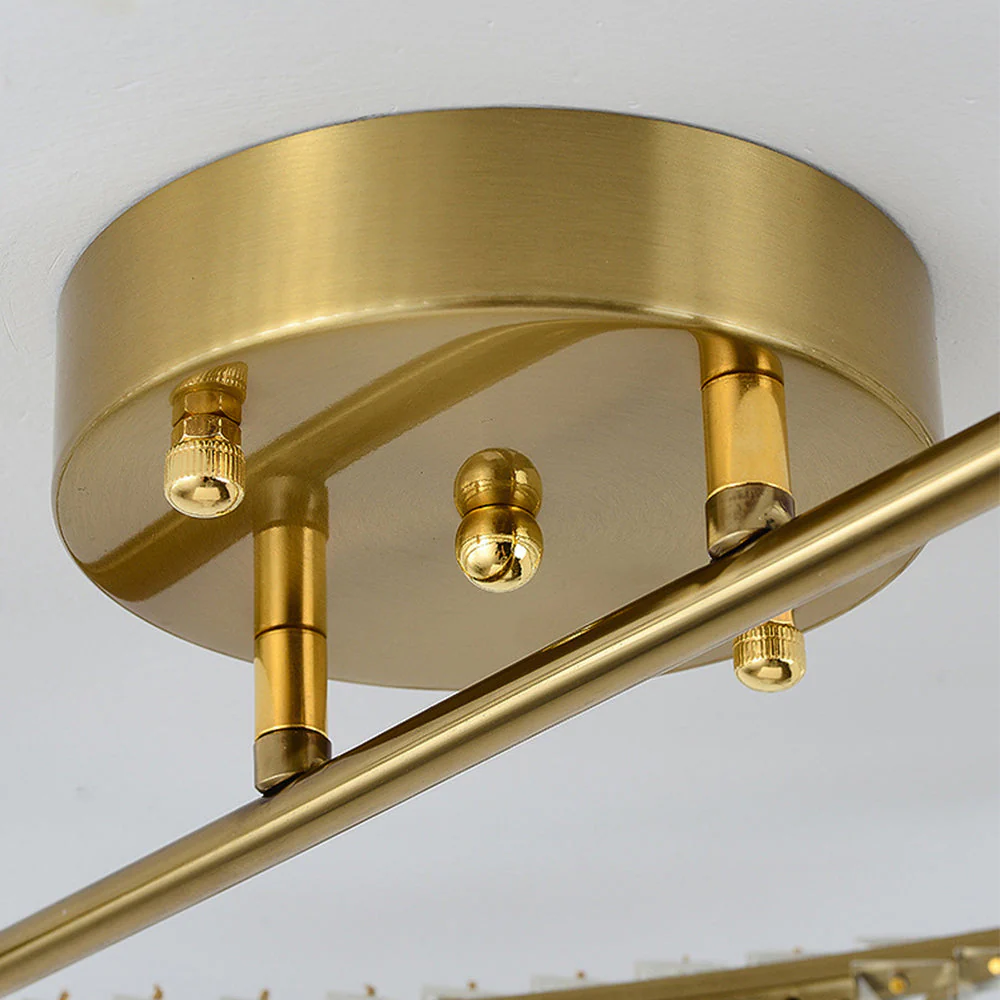 Modern Round LED Crystal Ceiling Lamp For Living Room - Image 20