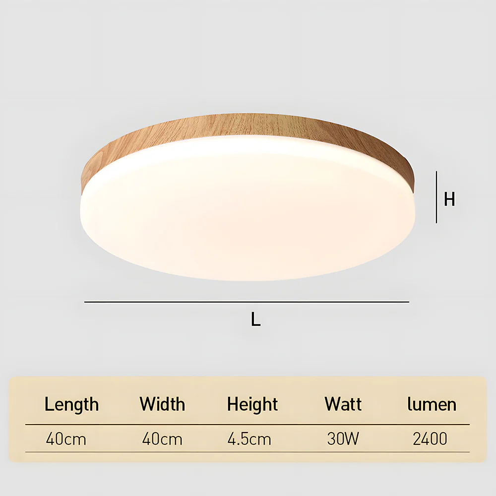 Modern Round LED Flush Ceiling Lights For Bedroom Living Room - Image 8