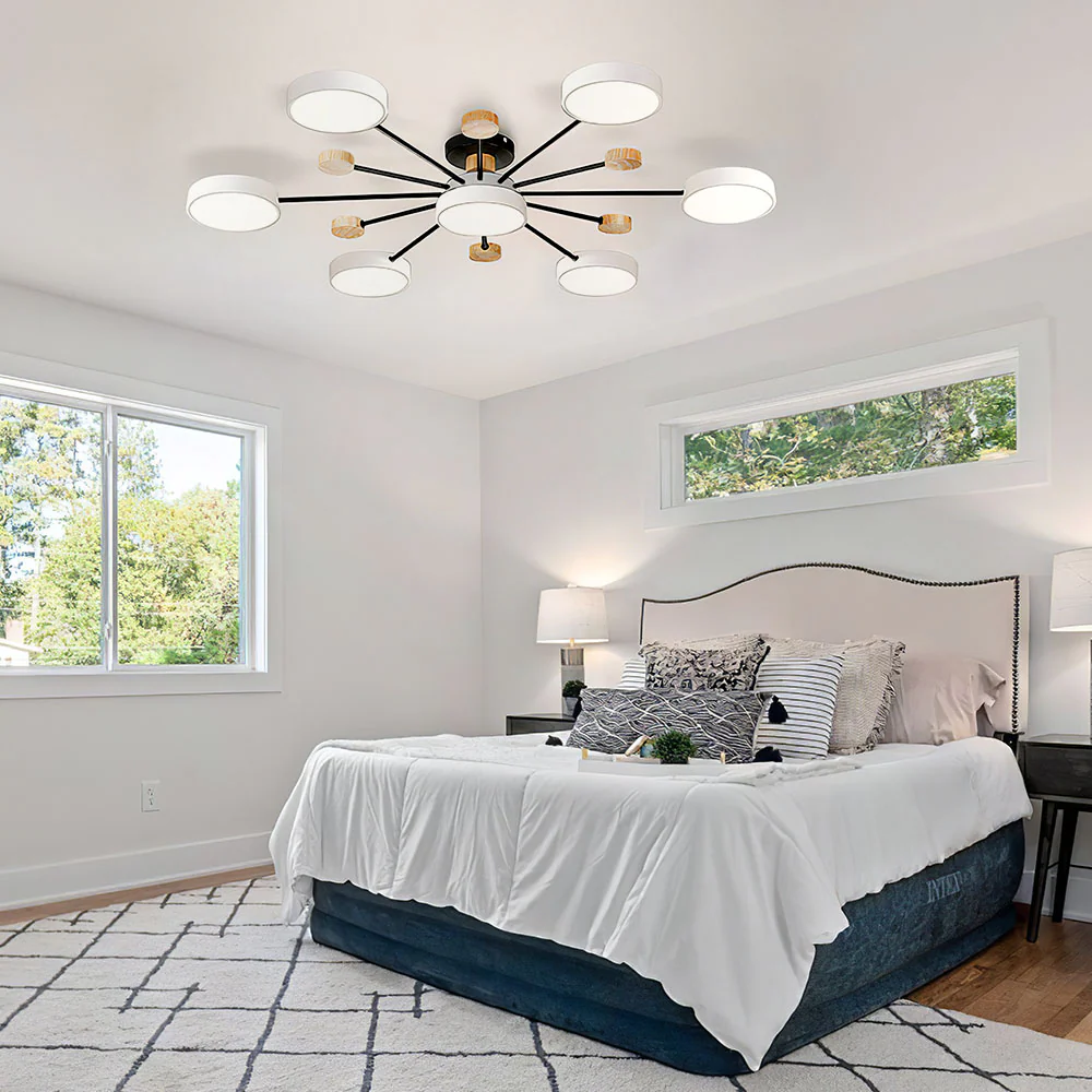 Modern Semi Flush Mounted LED Ceiling Lights for Living Room - Image 18