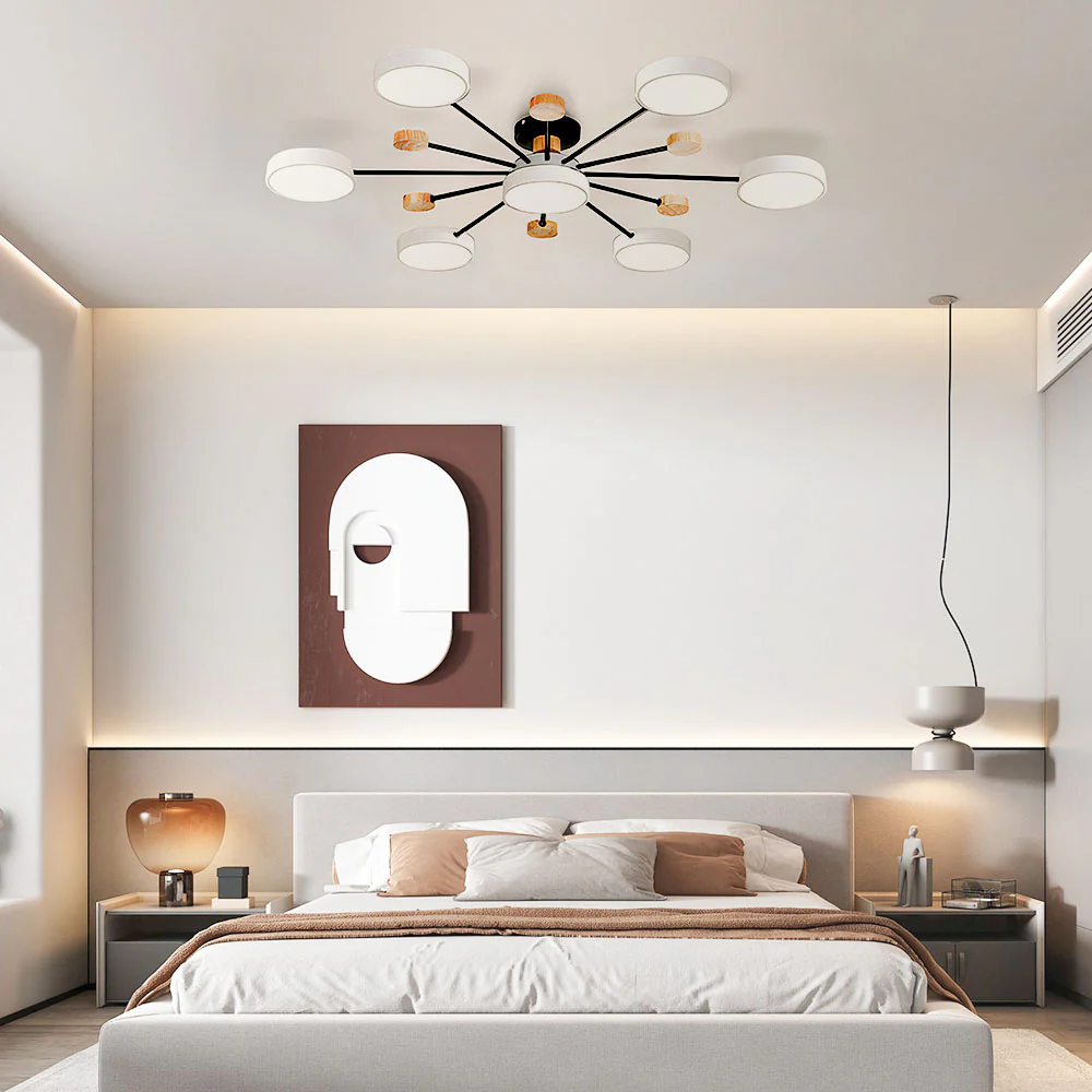Modern Semi Flush Mounted LED Ceiling Lights for Living Room - Image 21