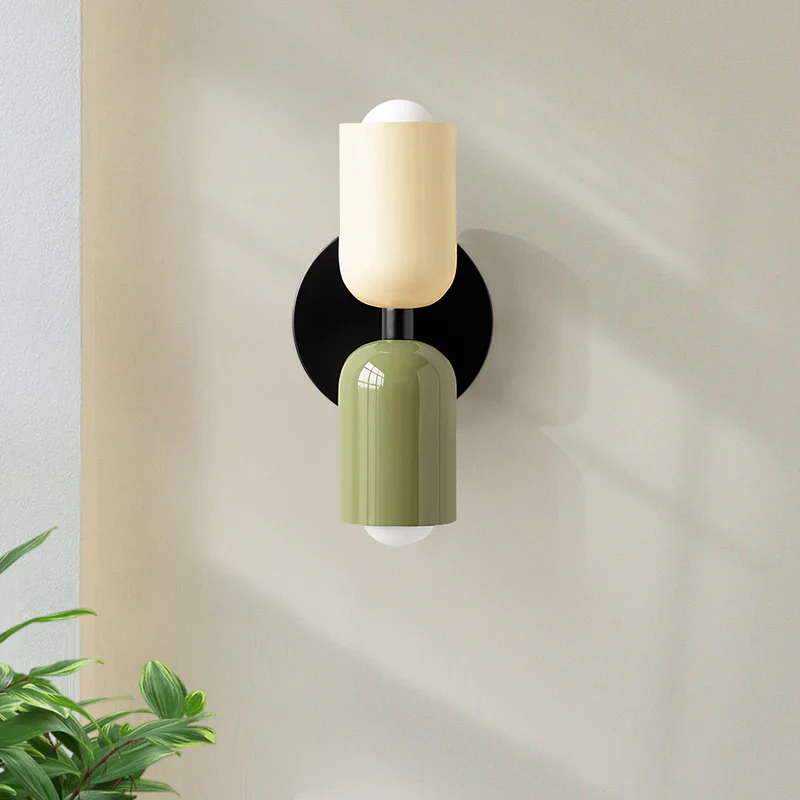 Modern Short Double Head Vintage Utility Room Wall Light - Image 4
