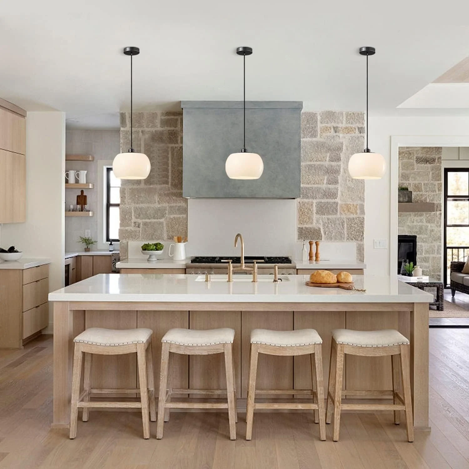 Modern Simple Glass Pendant Lights - Image 7