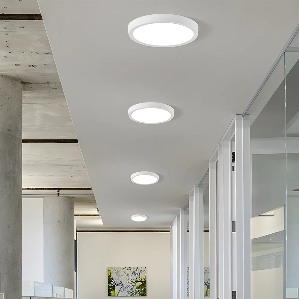 Modern simple white ceiling lamp for living room - Image 4