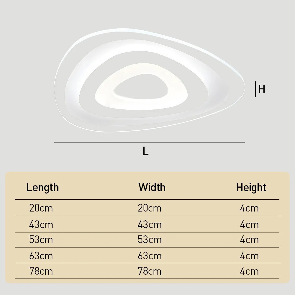 Modern Ultra-thin Ceiling Lights, Flush LED Ceiling Lights for Living Room - Image 7