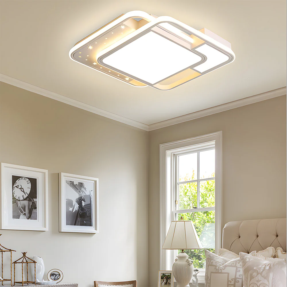 Modish Starry Sky White LED Living Room Ceiling Light - Image 8