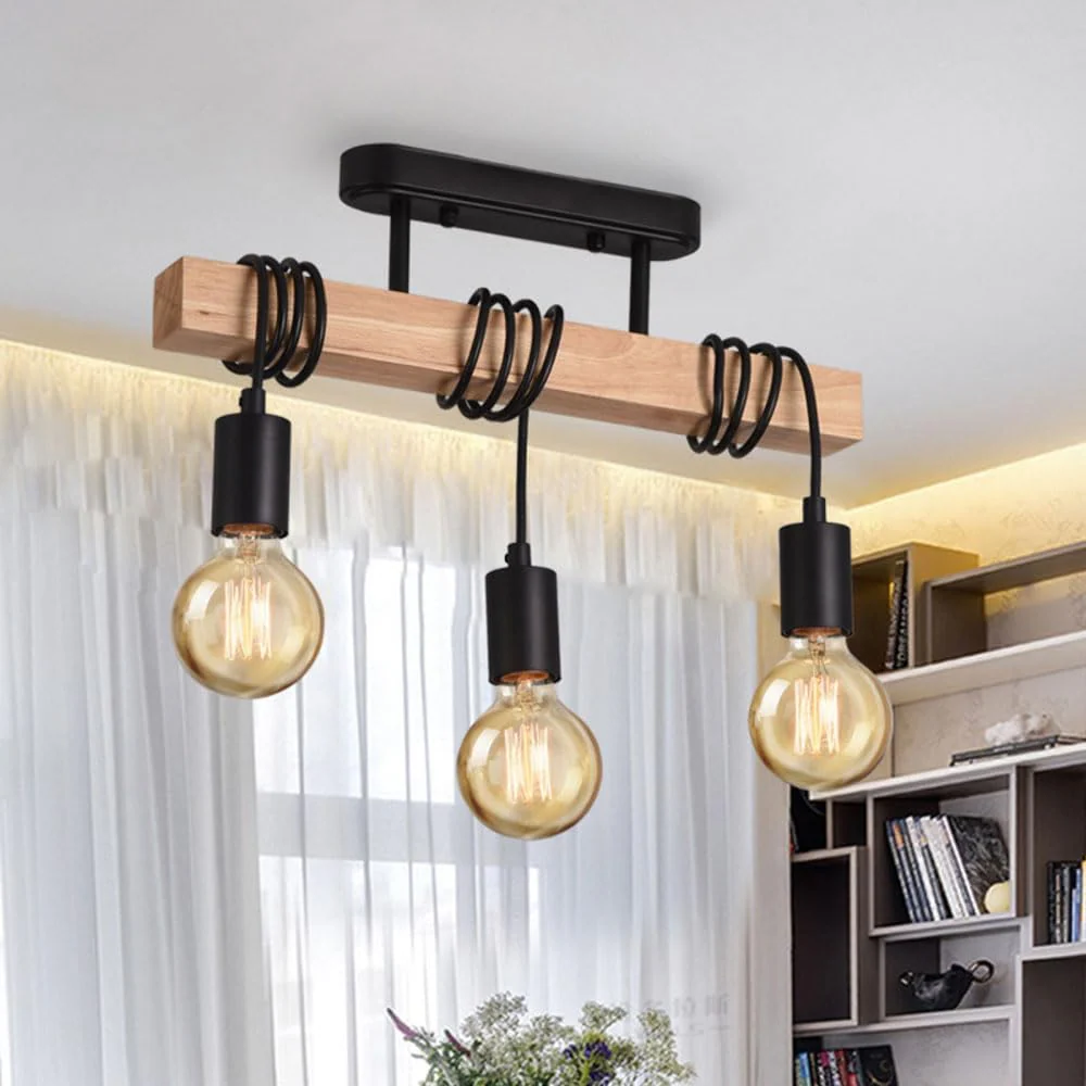Multiple Bulbs Iron Contemporary Ceiling Lights For Dining Room - Image 3