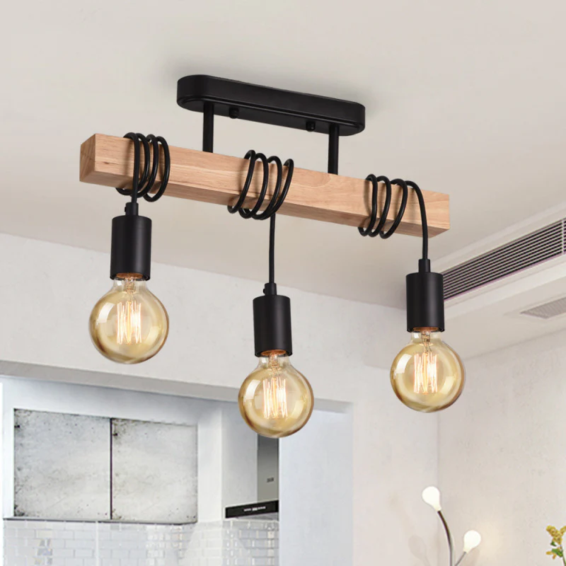 Multiple Bulbs Iron Contemporary Ceiling Lights For Dining Room - Image 4