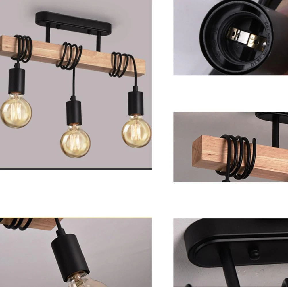 Multiple Bulbs Iron Contemporary Ceiling Lights For Dining Room - Image 8