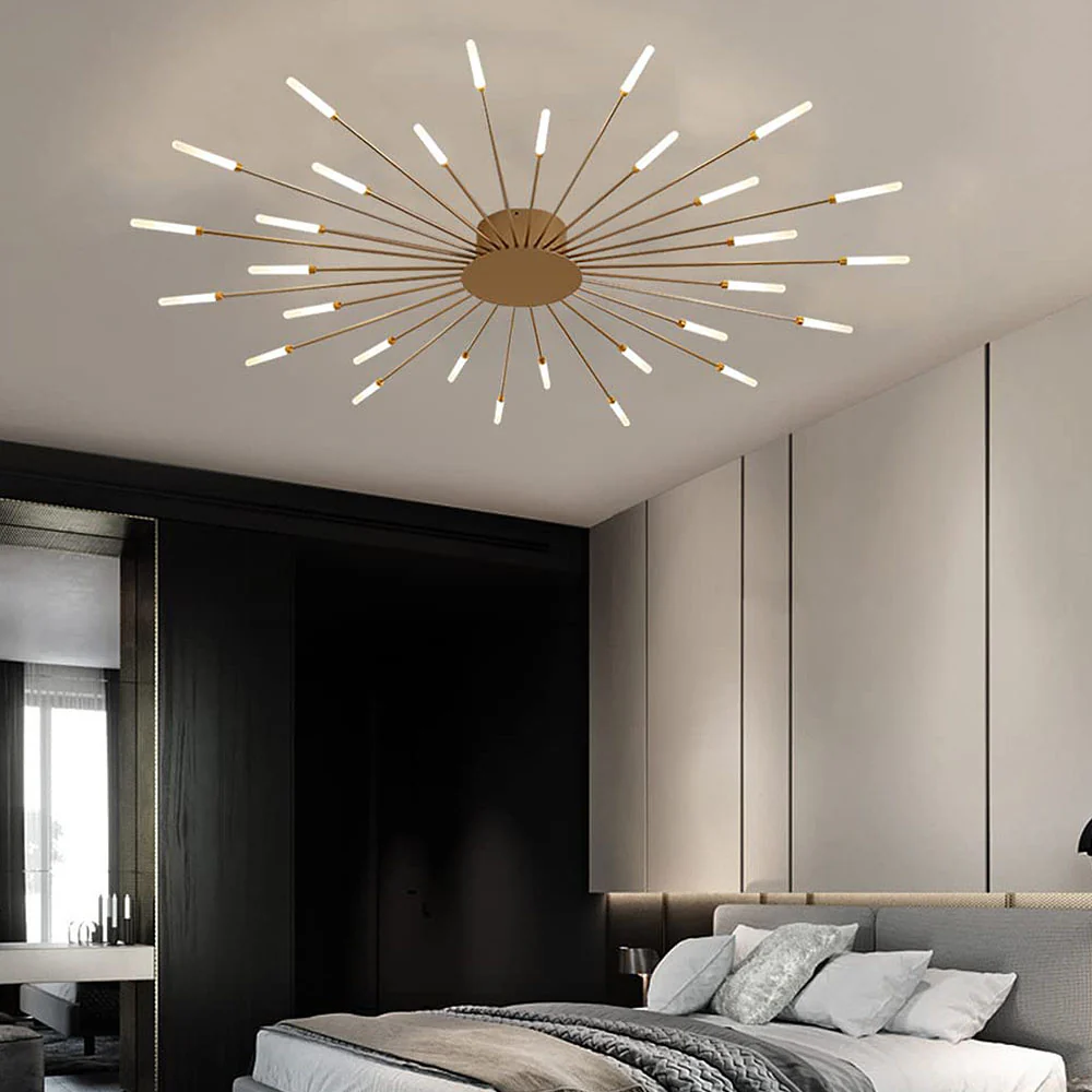 Multiple-Head Creativity Bedroom LED Ceiling Light - Image 37