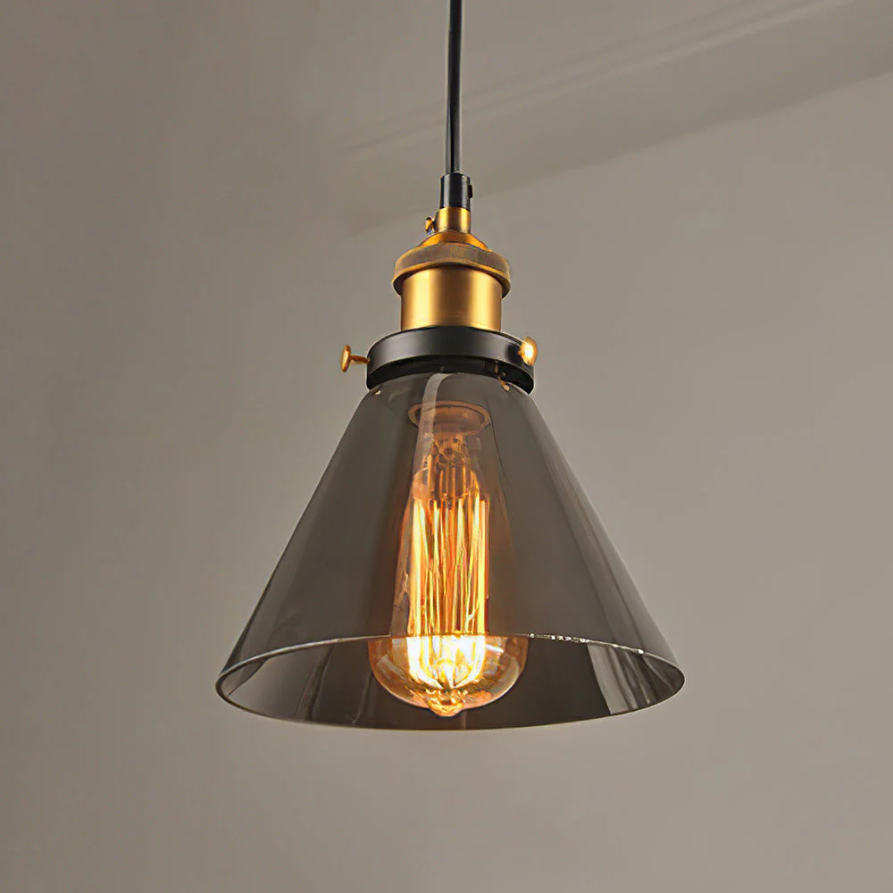 Nordic Clear Glass Bedside Pendant Light - Image 7