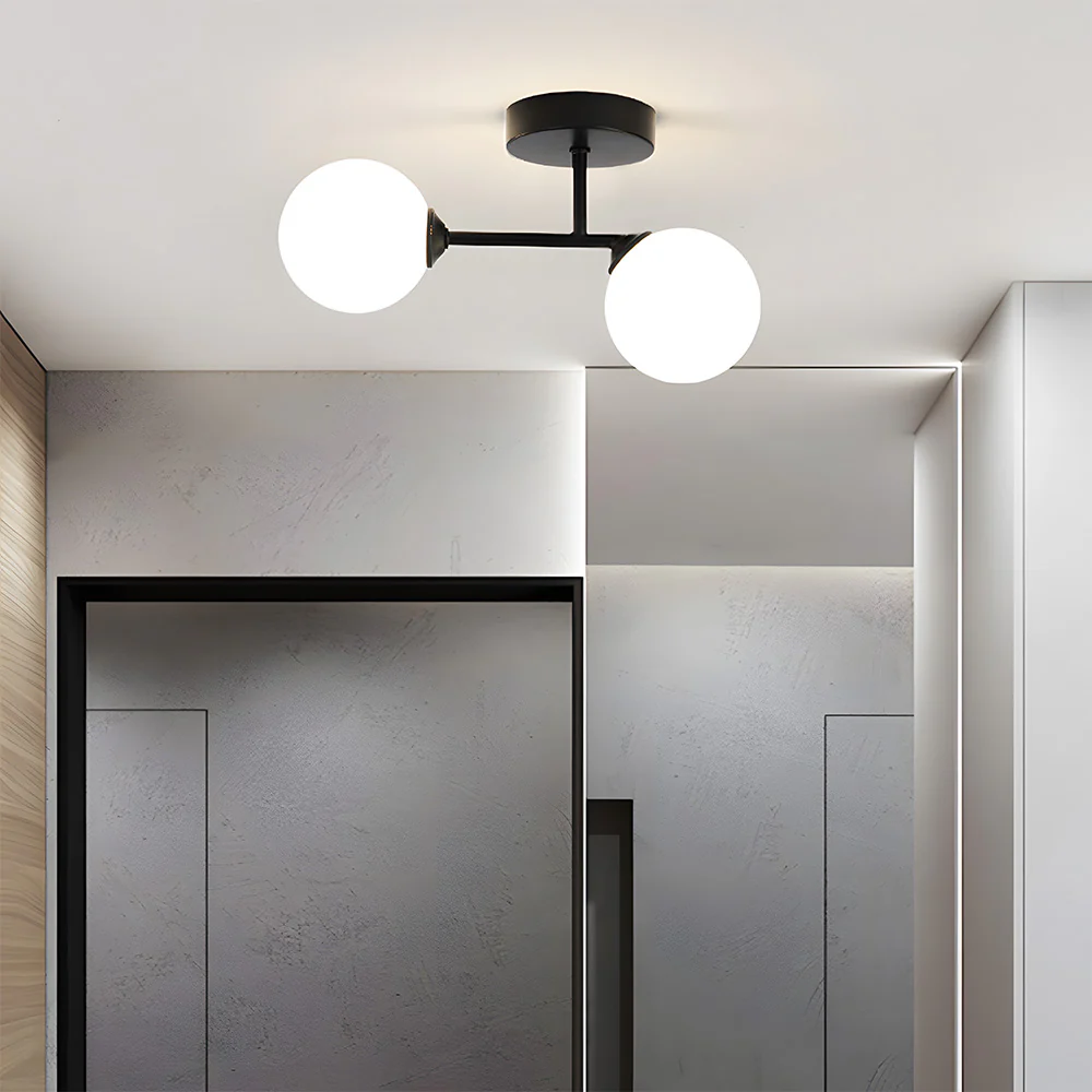 Nordic Corridor Glass Ceiling Light - Image 8