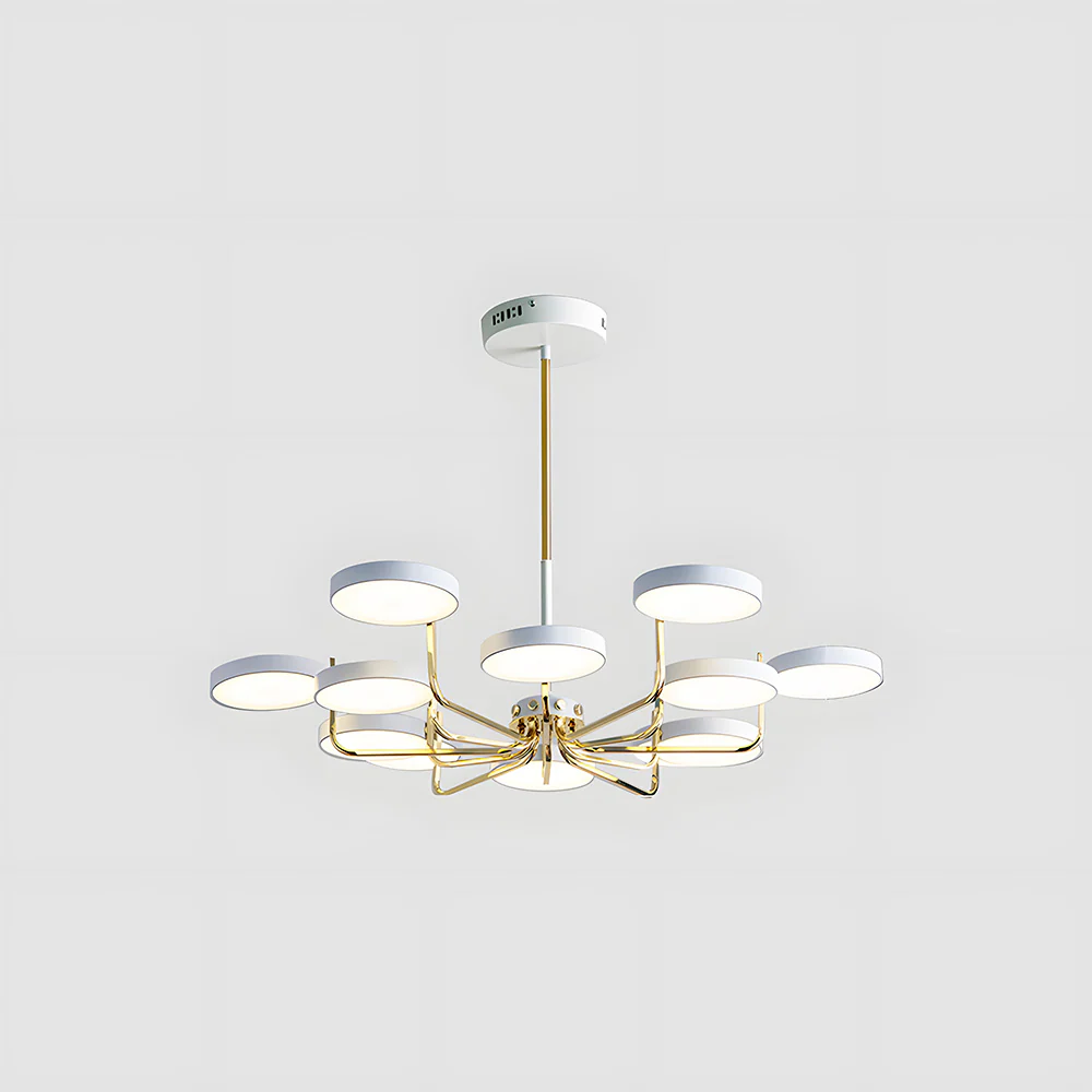 Nordic Creative Iron Living Room LED Ceiling Light - Image 27