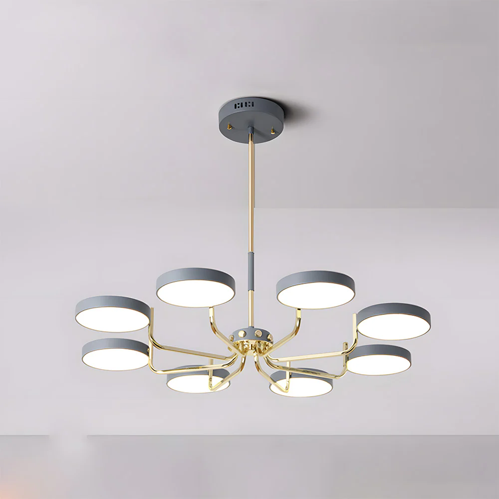 Nordic Creative Iron Living Room LED Ceiling Light - Image 7