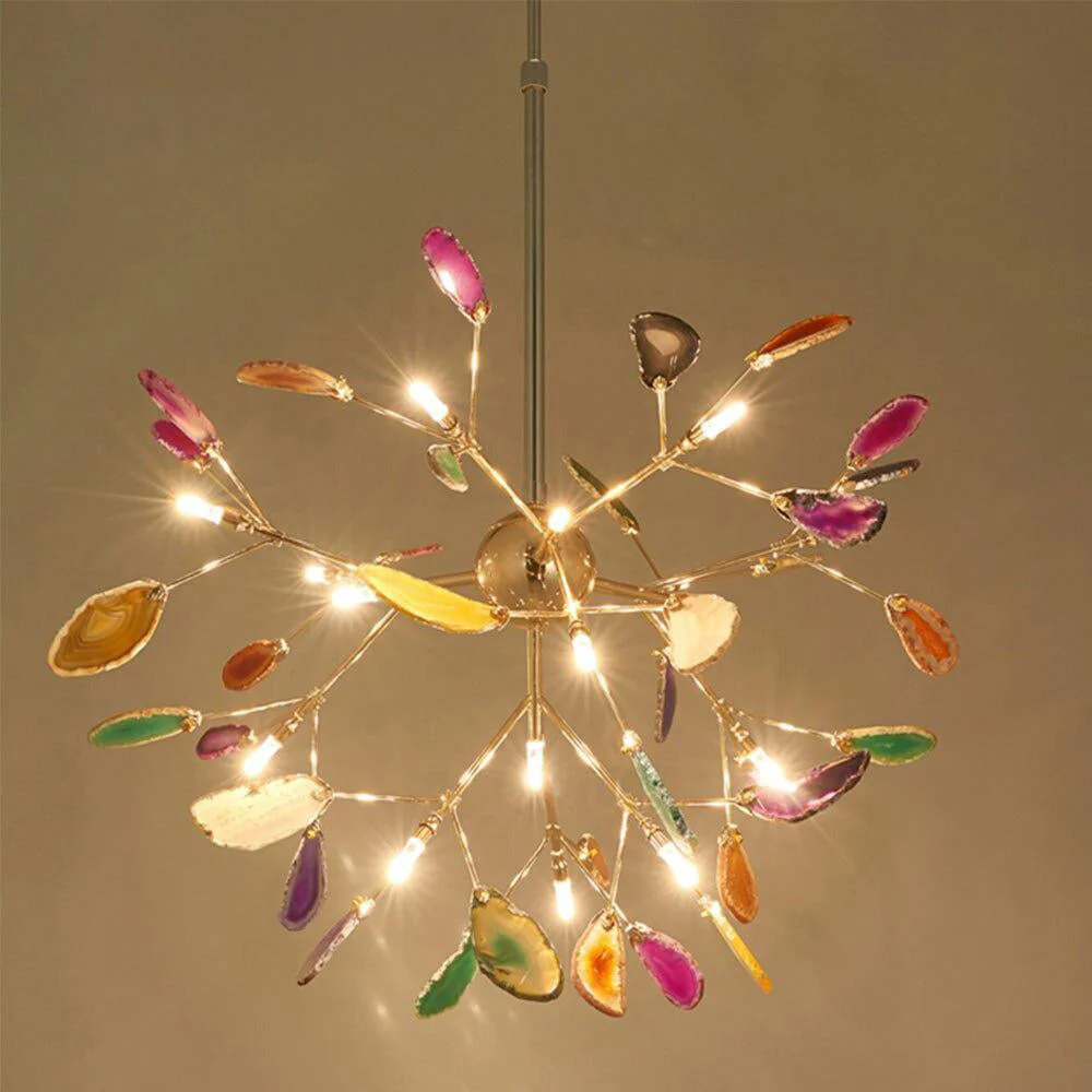 Nordic Creative Light Luxury Agate Stone Chandelier - Image 6