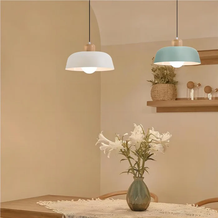 Nordic Creative Wooden Pendant Lamp - Image 7