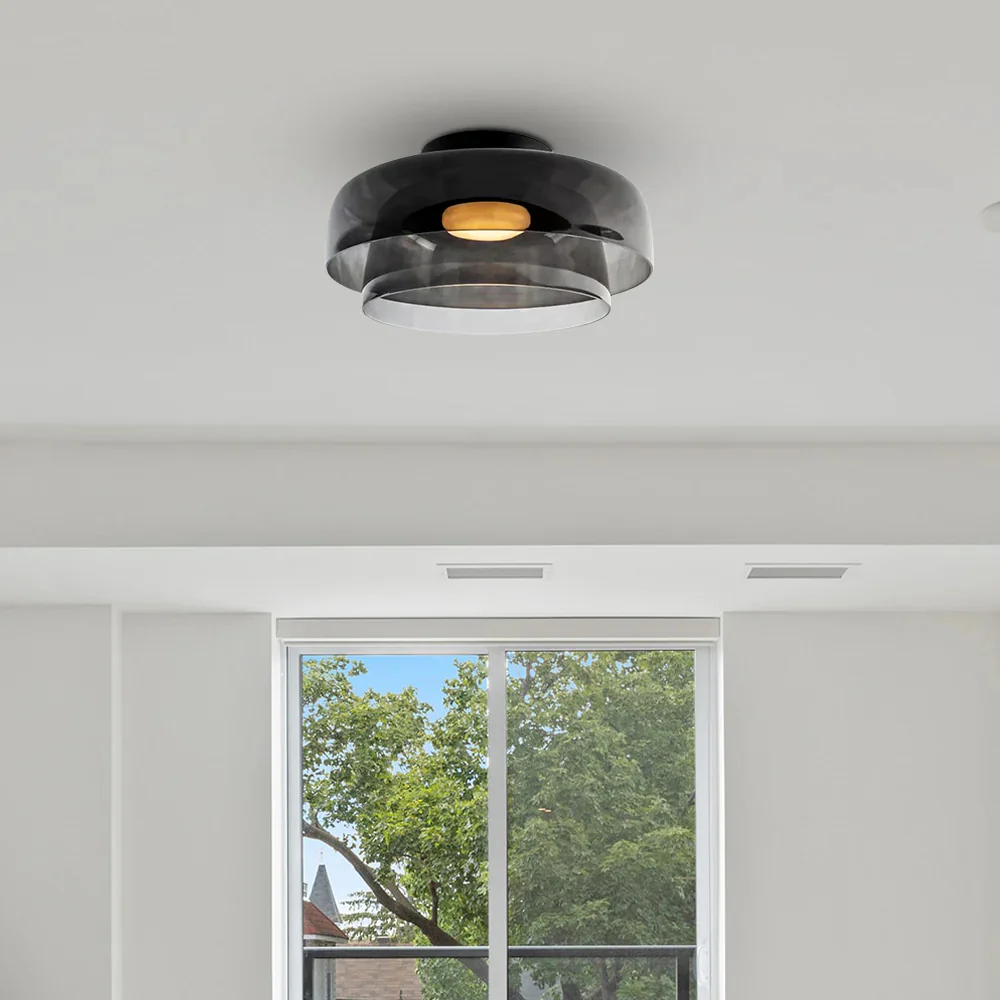 Nordic Designer Creative Medieval Glass Ceiling Lamp - Image 29