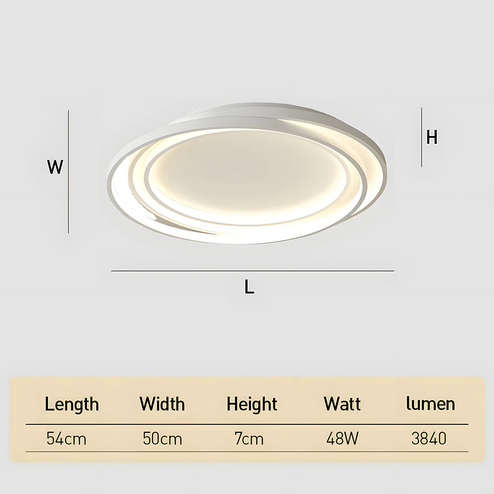 Nordic Flush Mount Ceiling Light Creativity Ceiling Lamp - Image 11