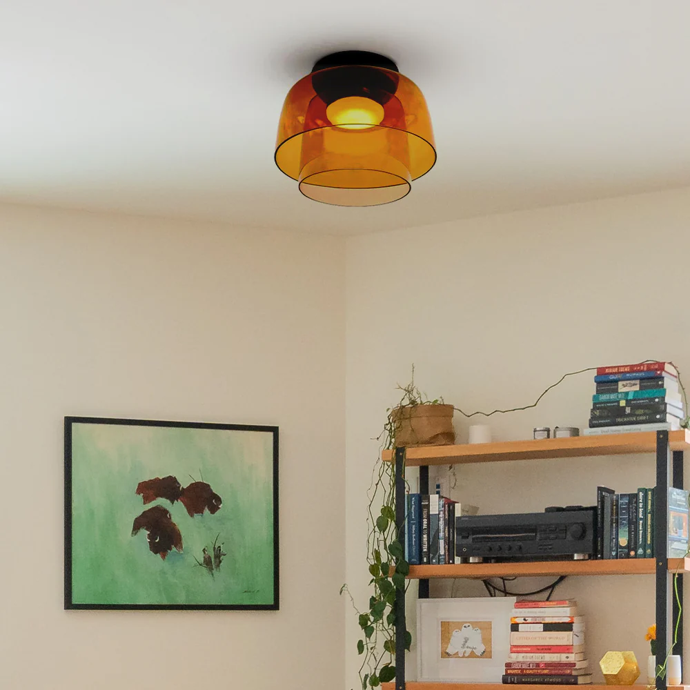 Nordic Medieval Simple Glass Ceiling Light - Image 23