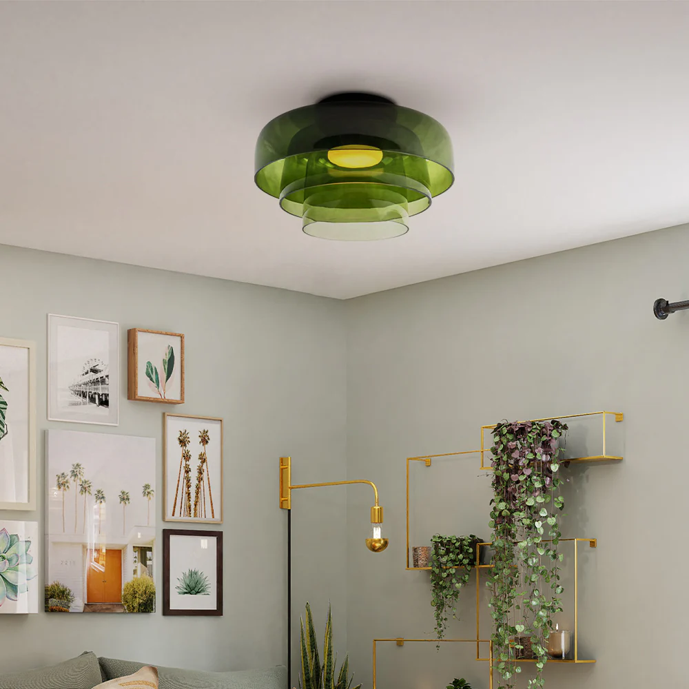 Nordic Medieval Simple Glass Ceiling Light - Image 9