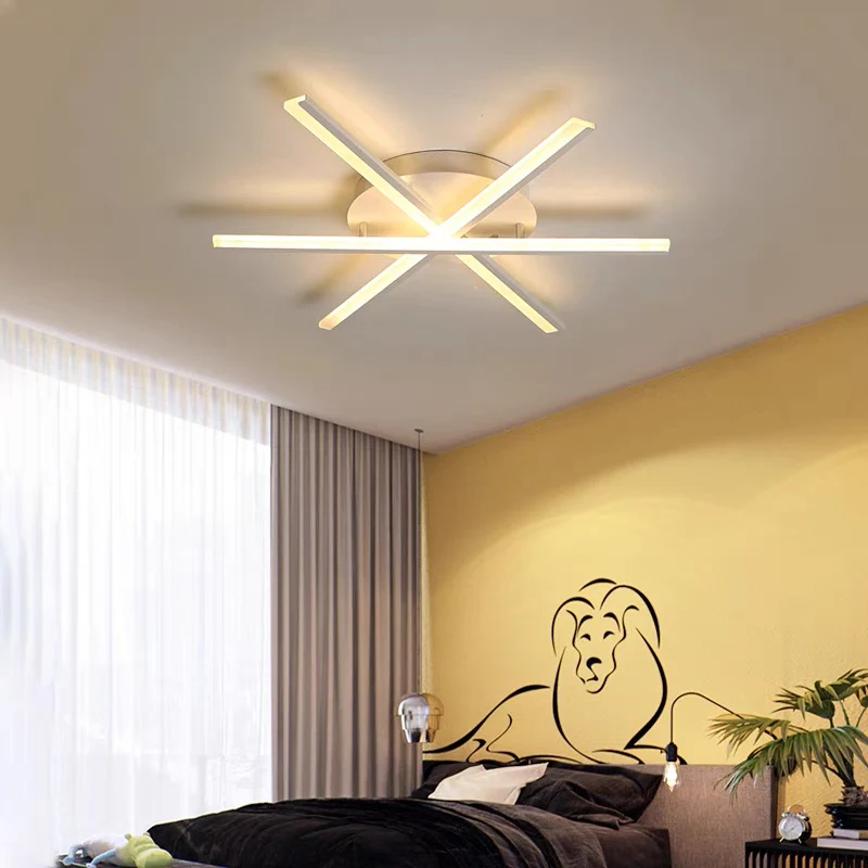 Nordic Minimalist Metal Creativity LED Ceiling Light - Image 15
