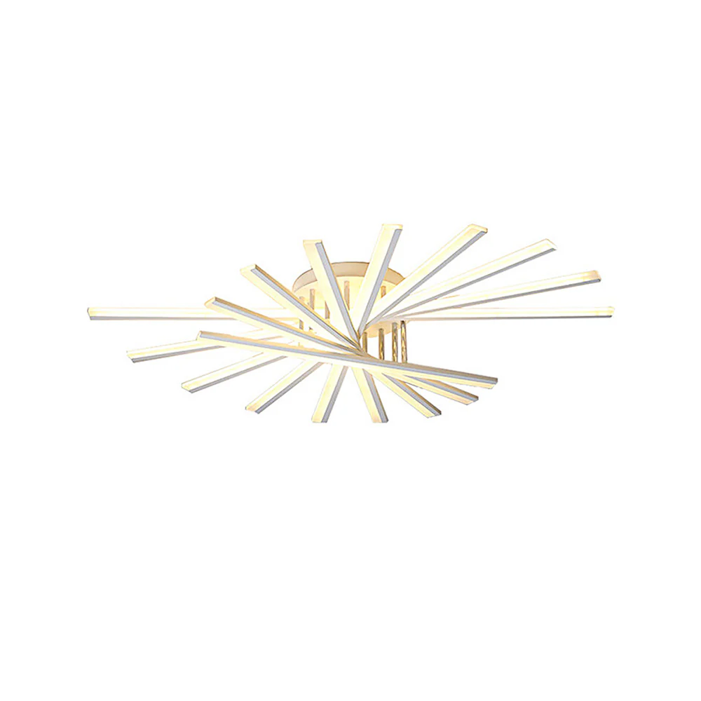 Nordic Minimalist Metal Creativity LED Ceiling Light - Image 35