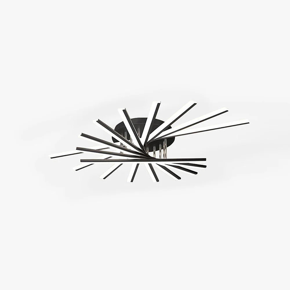 Nordic Minimalist Metal Creativity LED Ceiling Light - Image 36