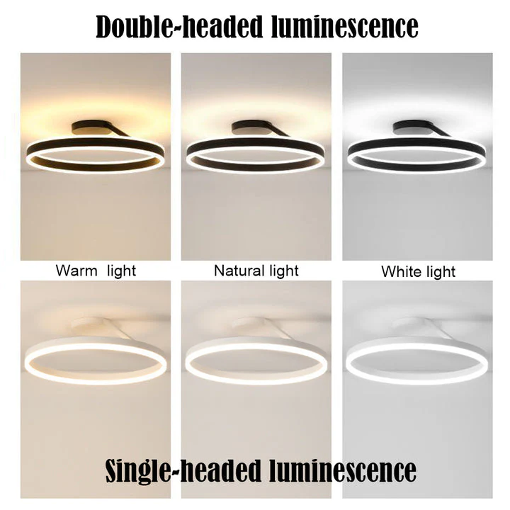 Nordic Minimalist Metal LED Ceiling Light For Livingroom - Image 26