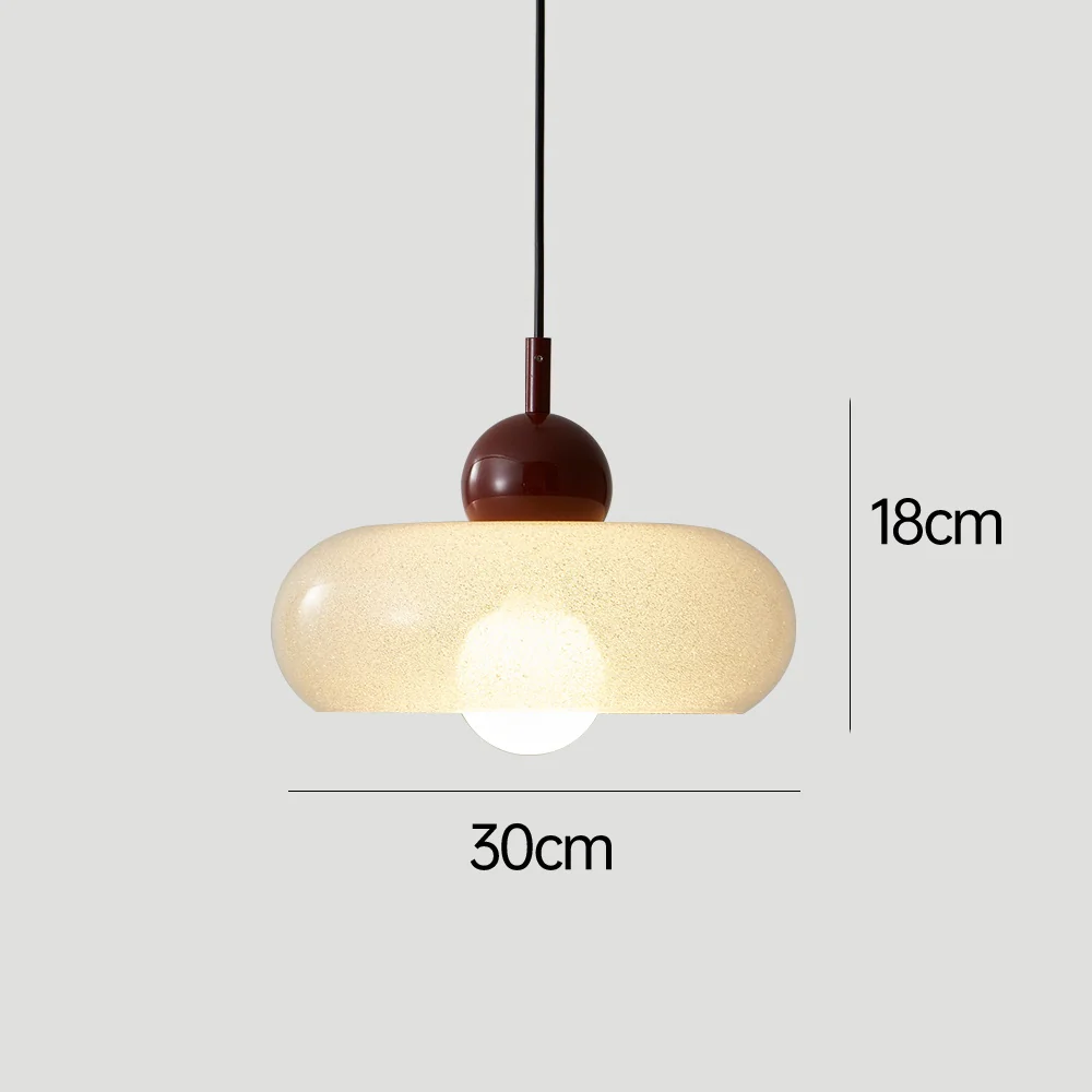 Nordic Minimalist Transparent Glass Pendant Lights For Living Room - Image 11