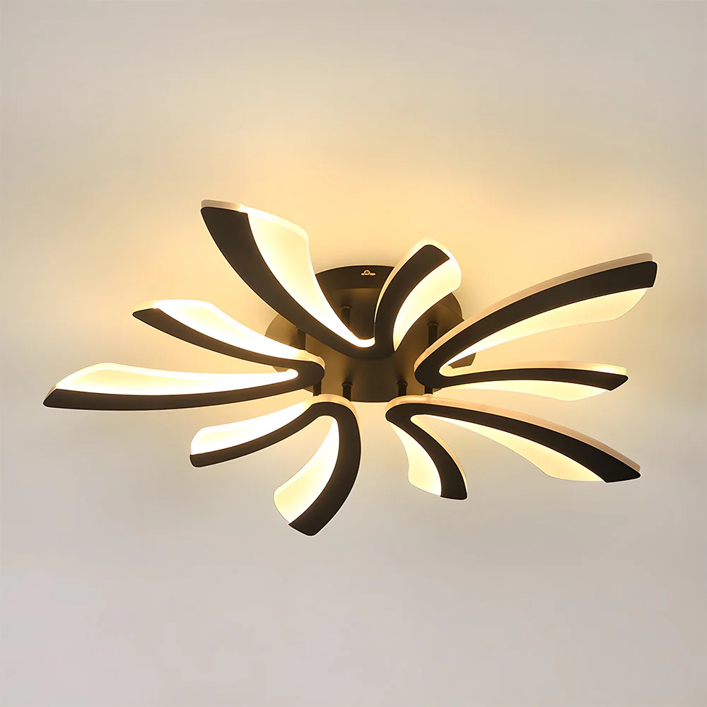 Nordic Petal Acrylic Living Room Ceiling Lights - Image 11