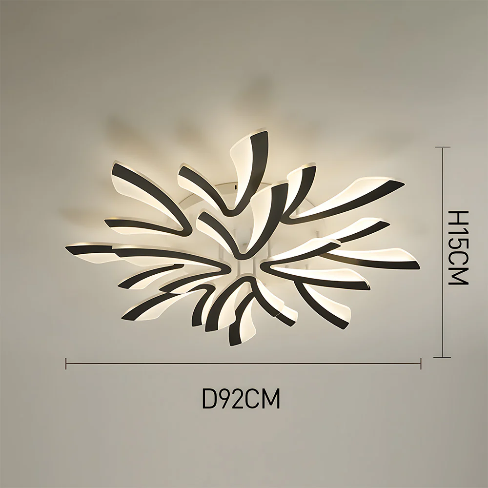 Nordic Petal Acrylic Living Room Ceiling Lights - Image 17