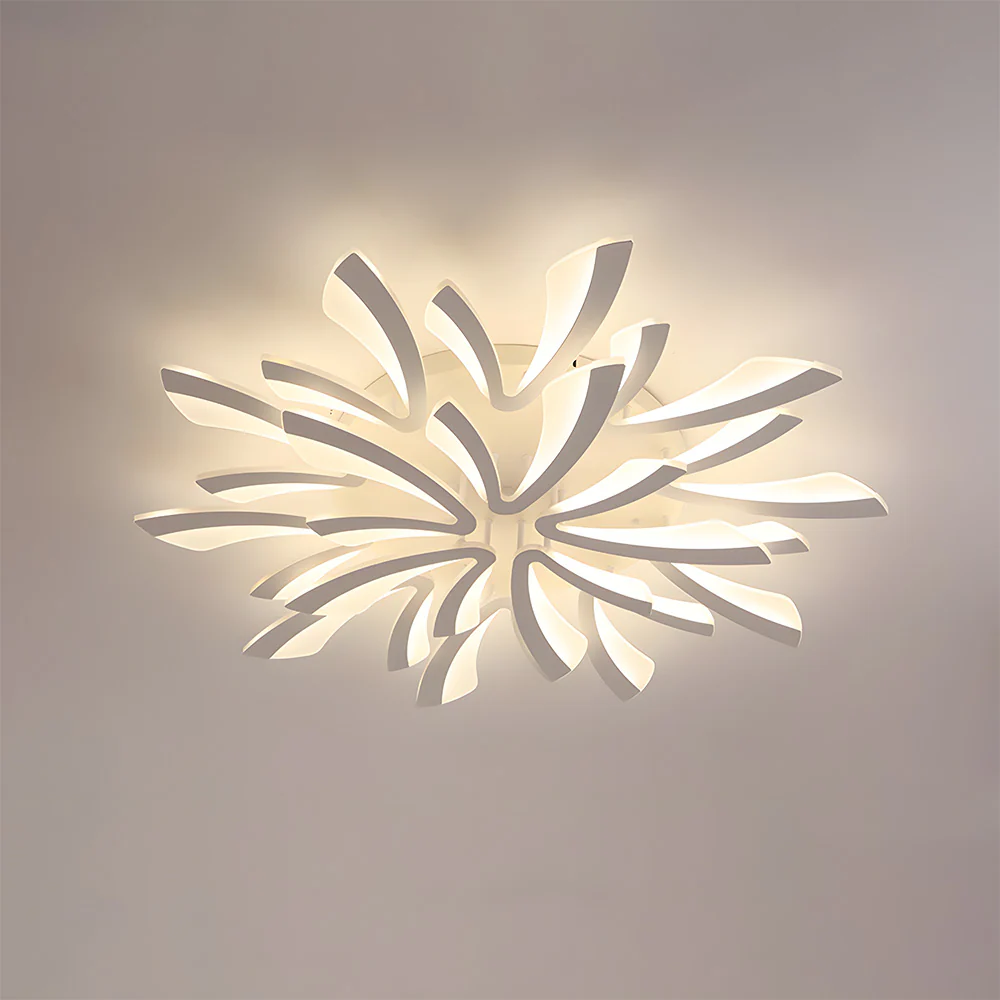 Nordic Petal Acrylic Living Room Ceiling Lights - Image 47