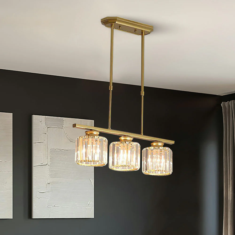 Nordic Multi-Head Designer Long Glass Island Lamps - Image 24