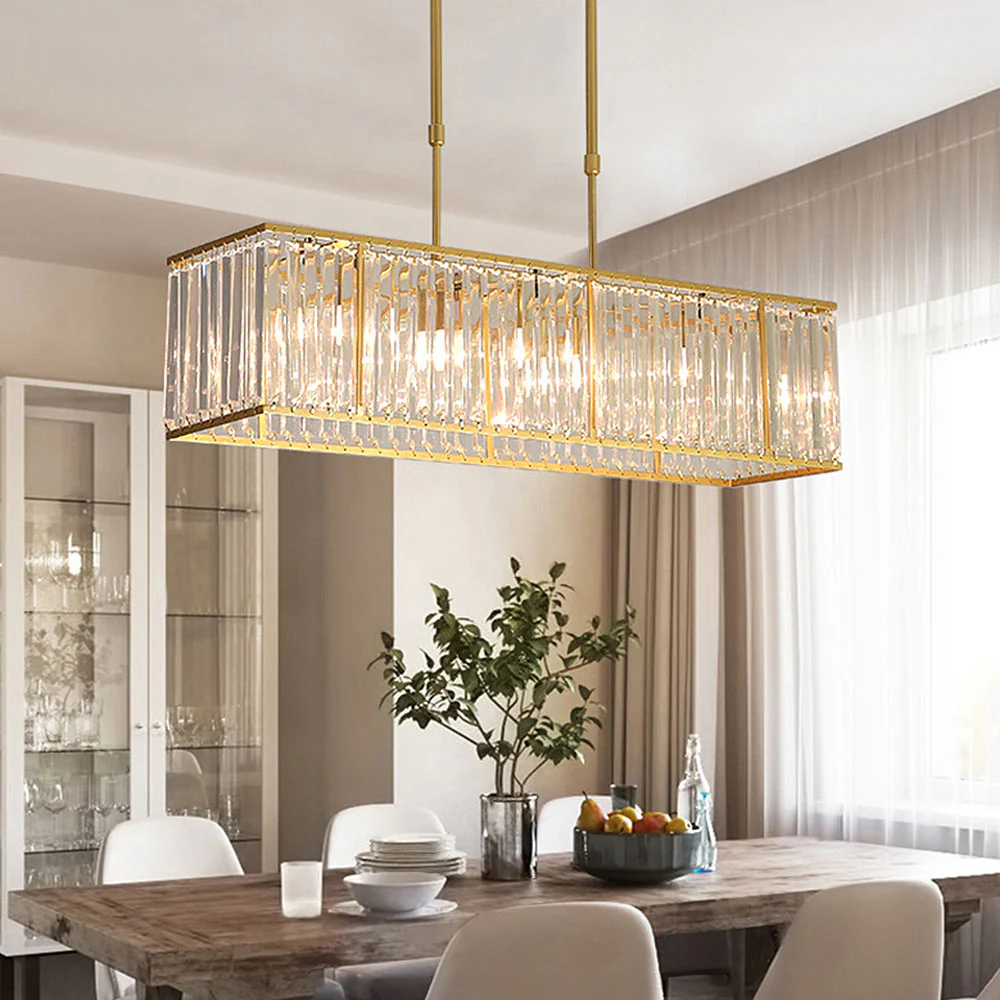 Nordic Simple Crystal Ceiling Lamps For Living Room - Image 15