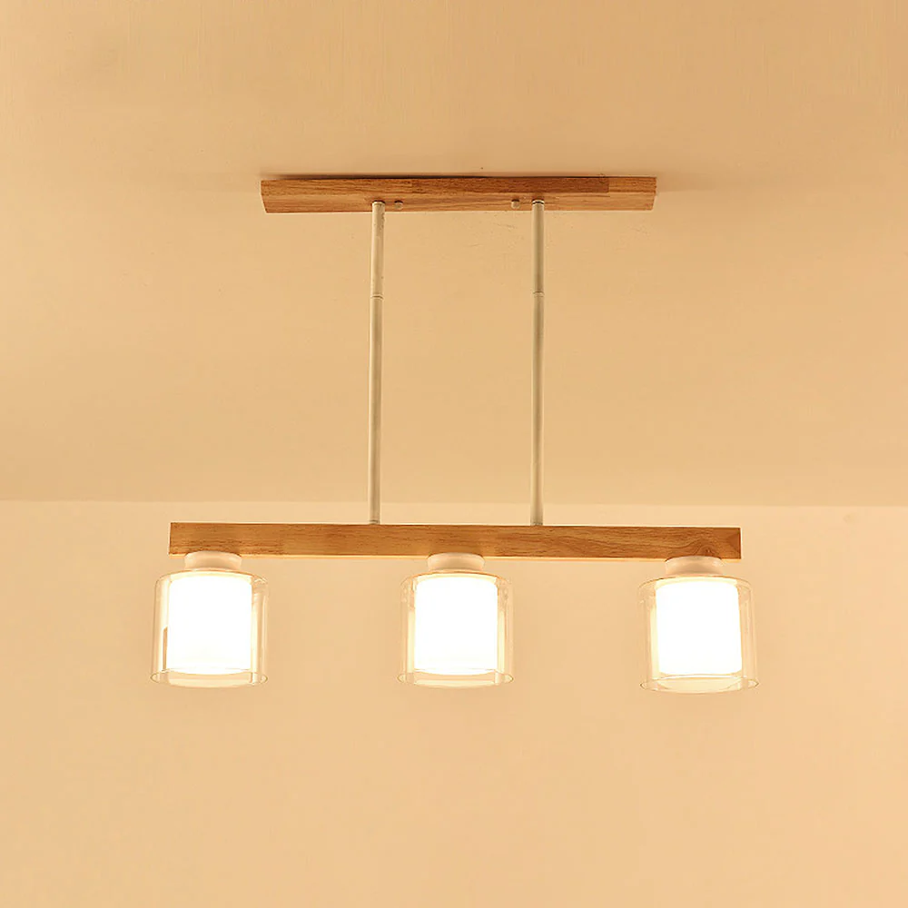 Nordic Wood Kitchen Bar pendant light - Image 19