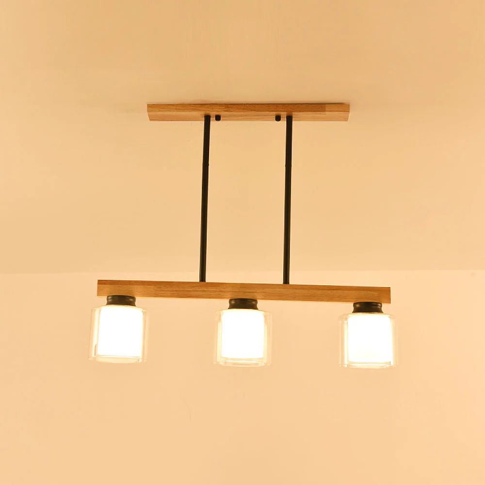 Nordic Wood Kitchen Bar pendant light - Image 4