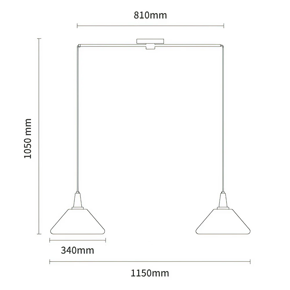 Orange Iron Simple Kitchen Pendant Light - Image 12